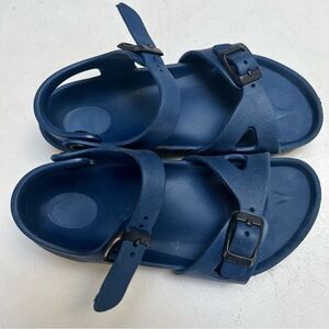 Birkenstock Rio Ankle Strap Sandals Navy Kids Unisex US 11-11.5 / EU 29 EUC